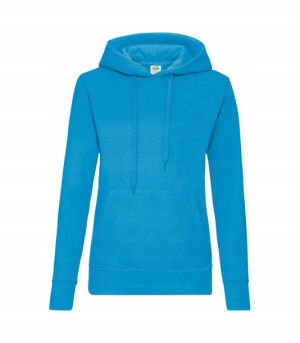 Gruba Bluza z kapturem kieszeniami AZURE BLUE M