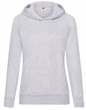 Lekka Bluza z kapturem kieszeniami GREY r S