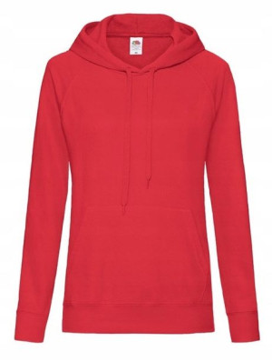 Lekka Bluza z kapturem i kieszeniami RED r XL