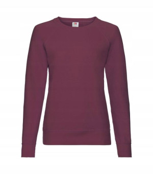 Sweter Lekka Bluza damska wciągana BURGUND r L