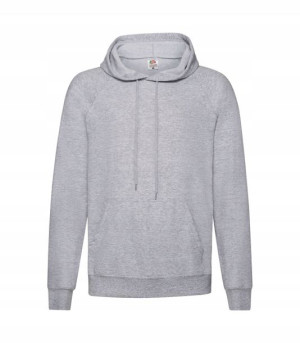 Lekka Bluza z kapturem i kieszeniami GREY r L