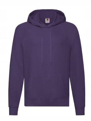 Lekka Bluza z kapturem i kieszeniami PURPLE XL