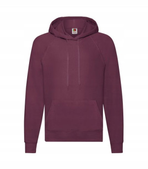 Lekka Bluza z kapturem i kieszeniami BURGUND r XL