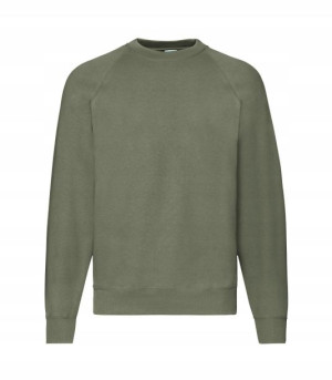 Bluza sweter wciągana bawełniana CLASSIC OLIVE M