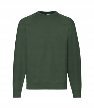 Bluza sweter wciągana bawełniana BOTTLE GREEN r M