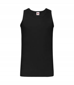 Koszulka męska bez rękawów na naramkach BLACK 3XL