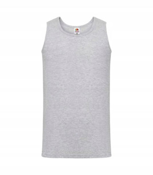Koszulka męska bez rękawów na naramkach GREY r XL