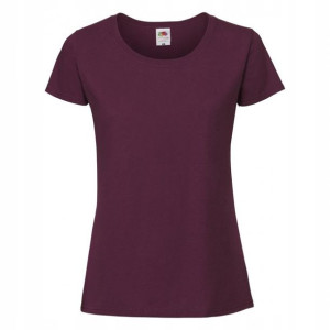 Miła w dotyku Koszulka T-shirt Fruit BURGUND r L