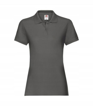Damska koszulka Polo Fruit GRAPHITE r XS