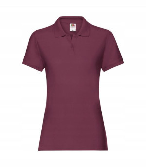 Damska koszulka Polo Fruit BURGUND r XS
