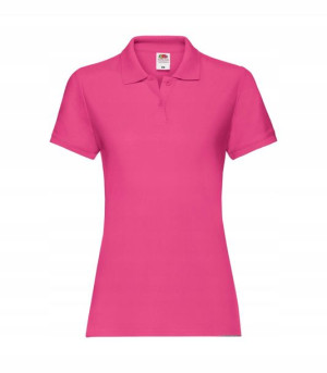 Damska koszulka Polo Fruit FUCHSIA r L