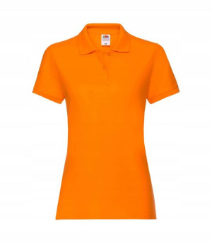 Dopasowana damska koszulka Polo Fruit ORANGE r XXL