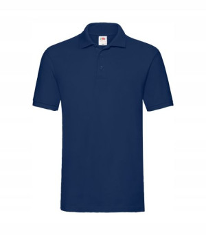Bawełniana Męska Koszulka Polo Fruit NAVY r 3XL