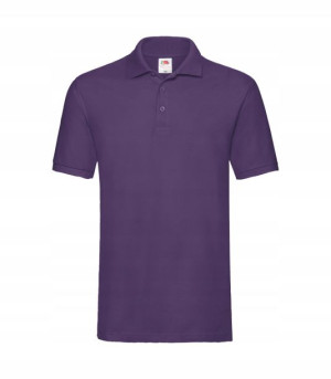 Bawełniana Męska Koszulka Polo Fruit PURPLE r M