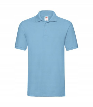 Męska Koszulka Polo Fruit SKY BLUE r M