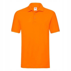 Bawełniana męska Koszulka Polo Fruit ORANGE r XXL