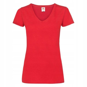 T-shirt Koszulka damska Fruit V-neck w serek r XL