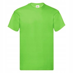 T-shirt Koszulka Fruit Of The Loom Limonka Xl