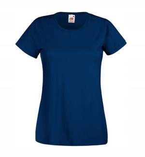 T-shirt Koszulka damska Fruit Ringspun NAVY L