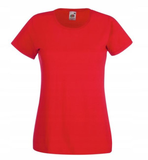 T-shirt Koszulka Lady-Fit Sofspun Fruit RED L