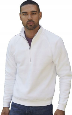 Bluza męska Zip Neck Premium rozpinany kołnierz L