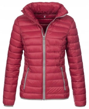 Nylonowa Kurtka Pikowana damska Bordeaux S