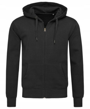 Bluza męska rozpinana z kapturem i kieszeniami M