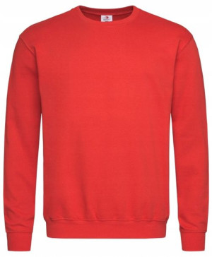 Bluza męska klasyczna wciągana STEDMAN RED XL