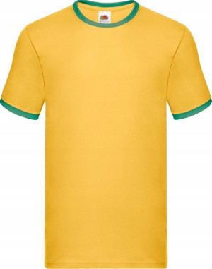 T-shirt Koszulka męska Ringer dwukolorowa M