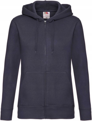 Bluza damska rozpinana z kapturem Fruit NAVY XL