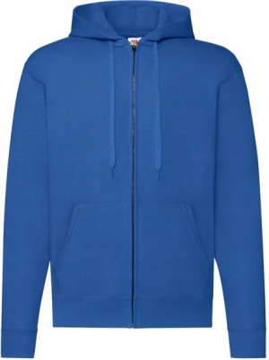 Bluza męska rozpinana z kapturem Fruit BLUE M