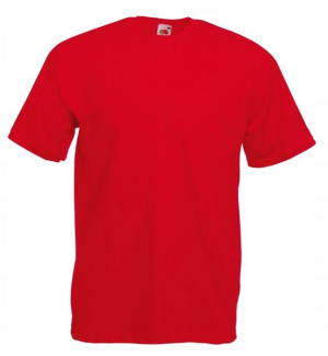 T-shirt Koszulka męska Fruit Ringspun RED 3XL