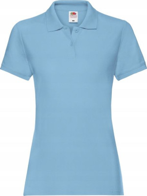 Koszulka Polo damska Fruit Premium SKY BLUE XS
