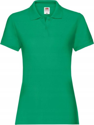 Koszulka Polo damska Fruit Premium KELLY GREEN XS