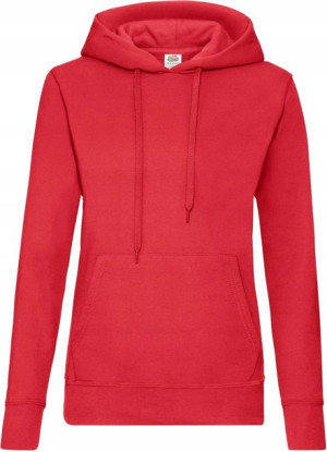 Bluza damska z kapturem Classic Fruit RED S