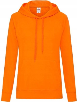 Bluza damska z kapturem lekka Fruit ORANGE XS