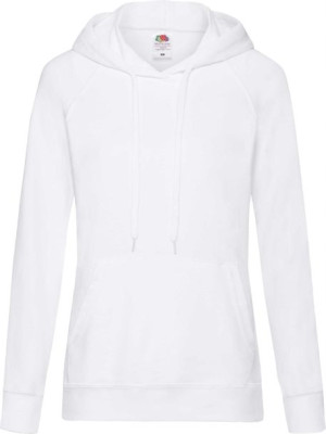 Bluza damska z kapturem lekka Fruit WHITE L