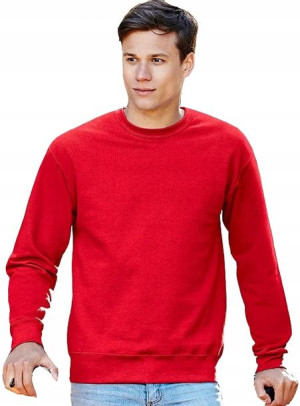 Bluza męska Raglan Classic Fruit of the loom RED S