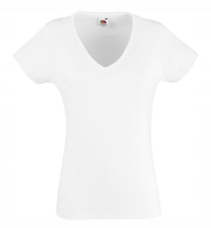 Koszulka T-shirt Fruit Dekolt V-neck W Serek M