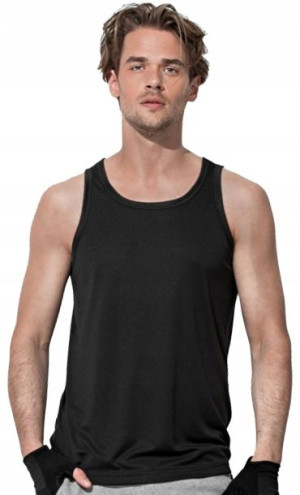 Tank top męski Stedman sportowy poliestrowy XL