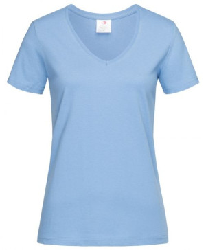 T-shirt Koszulka damska V-neck w serek Stedman M