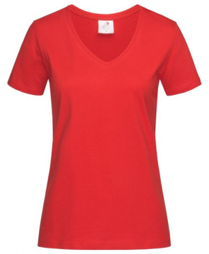 T-shirt Koszulka damska V-neck w serek Stedman S