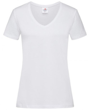 T-shirt Koszulka damska V-neck w serek Stedman M