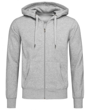 Bluza męska rozpinana z kapturem i kieszeniami XXL