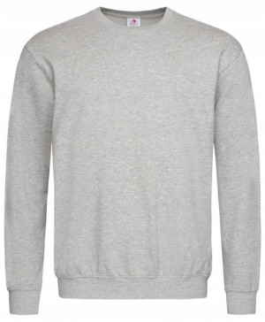 Bluza męska klasyczna wciągana STEDMAN GREY XXL