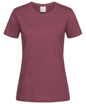 T-shirt Koszulka damska Stedman Classic BURGUND S