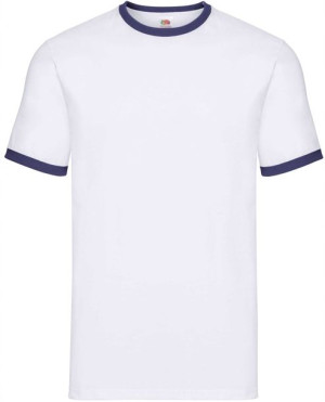 T-shirt Koszulka męska Ringer dwukolorowa XL
