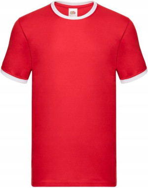 T-shirt Koszulka męska Ringer dwukolorowa XL