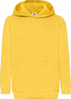 Bluza dziecięca z kapturem Classic Fruit ŻÓŁTA 128