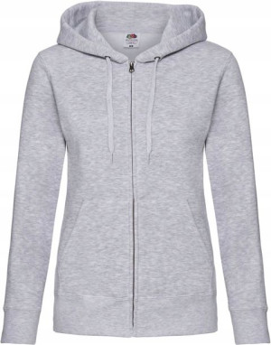 Bluza damska rozpinana z kapturem Fruit GREY L